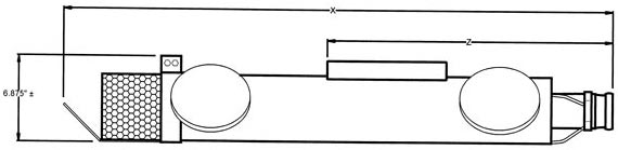 Sidesloper 5 inch Wheeled Carrier diagram